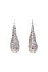 Silver Pave Teardrop Earring by Alexis Bittar