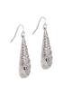 Silver Pave Teardrop Earring by Alexis Bittar