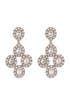 Antique Crystal Fab Drop Earrings by Ciner