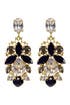 Crystal Leaf Earrings by Anton Heunis