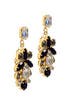Crystal Leaf Earrings by Anton Heunis