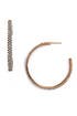 Gold Crystal Hoop Earrings by Azaara