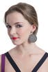 Silver Disc Earrings by Azaara