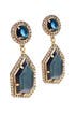 Blue Ice Crystal Earrings by Badgley Mischka Jewelry