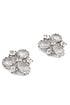 Crystal Cluster Earrings by Badgley Mischka Jewelry