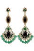Entrancing Emerald Earrings by Badgley Mischka Jewelry