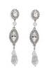 Marry Me Crystal Drop Earrings by Badgley Mischka Jewelry