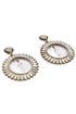 Radiant Crystal Crown Earrings by Badgley Mischka Jewelry
