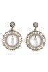 Radiant Crystal Crown Earrings by Badgley Mischka Jewelry