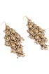 Gold Tiered Earrings by Chamak by Priya Kakkar
