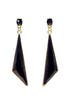 Black Geo Drops by Cinder & Charm