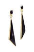 Black Geo Drops by Cinder & Charm