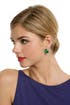 Emerald Pear Stud Earrings by Ciner