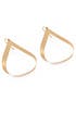 Gold Adonis Hoops by Citrine by the Stones