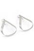 Silver Adonis Hoops by Citrine by the Stones