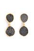 Smokey Droplet Earrings by Coralia Leets