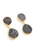 Smokey Droplet Earrings by Coralia Leets