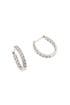 Crystal Hoop Love Earrings by Crislu