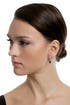 Emerald Tear and Crystal Drop Earrings by Crislu
