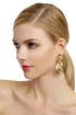Vintage Chanel CC Gold Drop Earrings by Decades Vintage