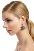 Vintage Chanel Pewter CC Dangle Earring by Decades Vintage
