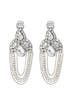 Crystal Palace Chandelier Earrings by Deepa Gurnani