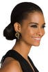 Burst and Chain Earrings by Elizabeth Cole