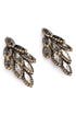 Jet Ombre Bacall Earrings by Elizabeth Cole