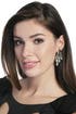 Jet Ombre Bacall Earrings by Elizabeth Cole