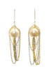 White Pearl Waterfall Earring by Gemma Redux