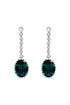 Deep Forest Drop Earrings by Gerard Yosca