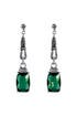 Emerald Nouveau Drops by Gerard Yosca