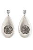 Silver Moondrop Earrings by Gerard Yosca