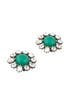 Vintage Jade Crystal Studs by Gerard Yosca
