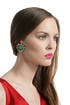 Vintage Jade Crystal Studs by Gerard Yosca