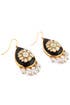 Polki Pearl Earrings by Isharya