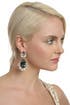 Smokey Crystal Crown Earrings by Janis Savitt