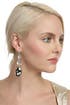 Smokey Crystal Drop Earrings by Janis Savitt