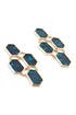Blue Python Earrings by Kara Ross
