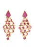 Pink Dragon Earrings by Kara Ross
