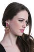 Pink Dragon Earrings by Kara Ross