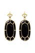 Black Della Earring by Kendra Scott