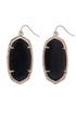 Black Onyx Danielle Earring by Kendra Scott