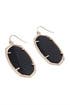 Black Onyx Danielle Earring by Kendra Scott