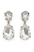Clear Drop Earrings by Kenneth Jay Lane