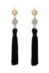 Night at the Opera Earrings by Kenneth Jay Lane