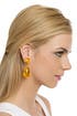 Opulent Amber Drop Earrings by Kenneth Jay Lane