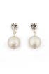 Pearl Drop Earrings by Lee Angel