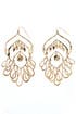Solange Gold Chandelier Earrings by Lee Angel