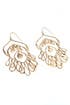 Solange Gold Chandelier Earrings by Lee Angel